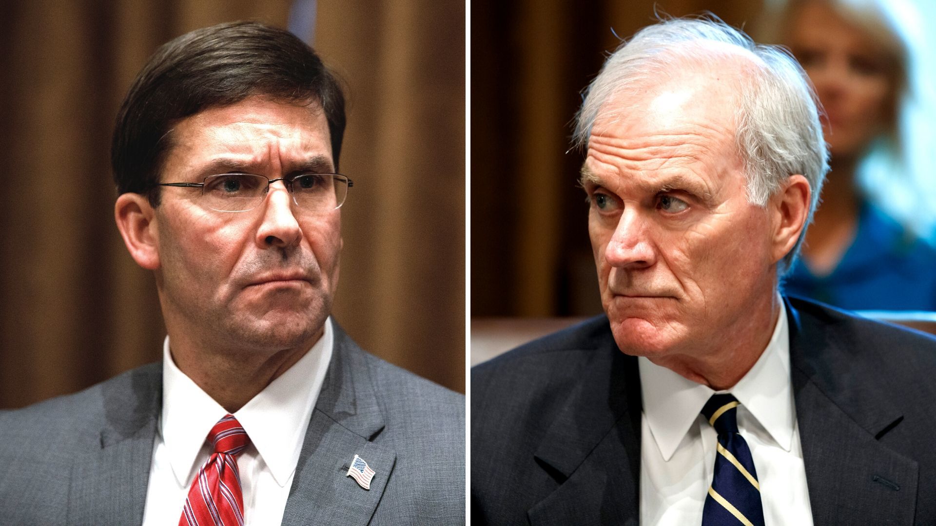 Mark Esper and Richard Spencer